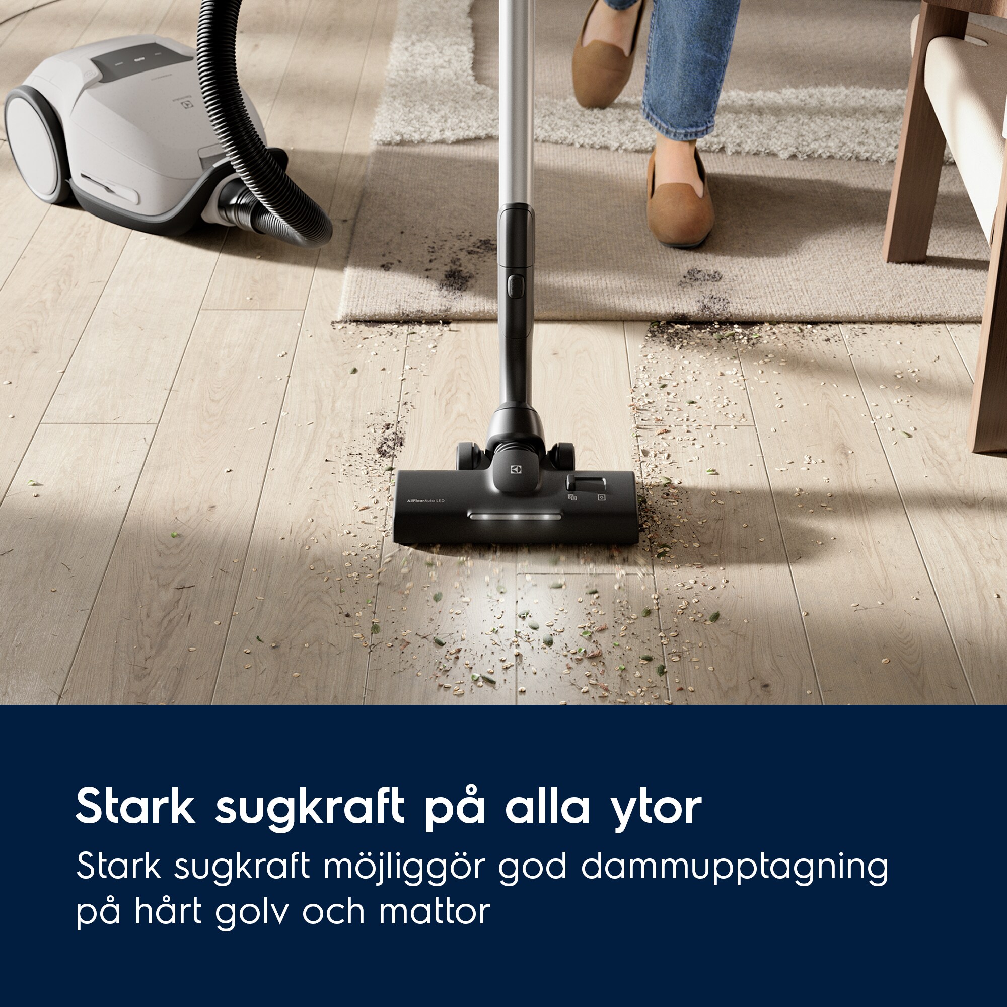 Electrolux - Dammsugare med påse - EB81H3SW