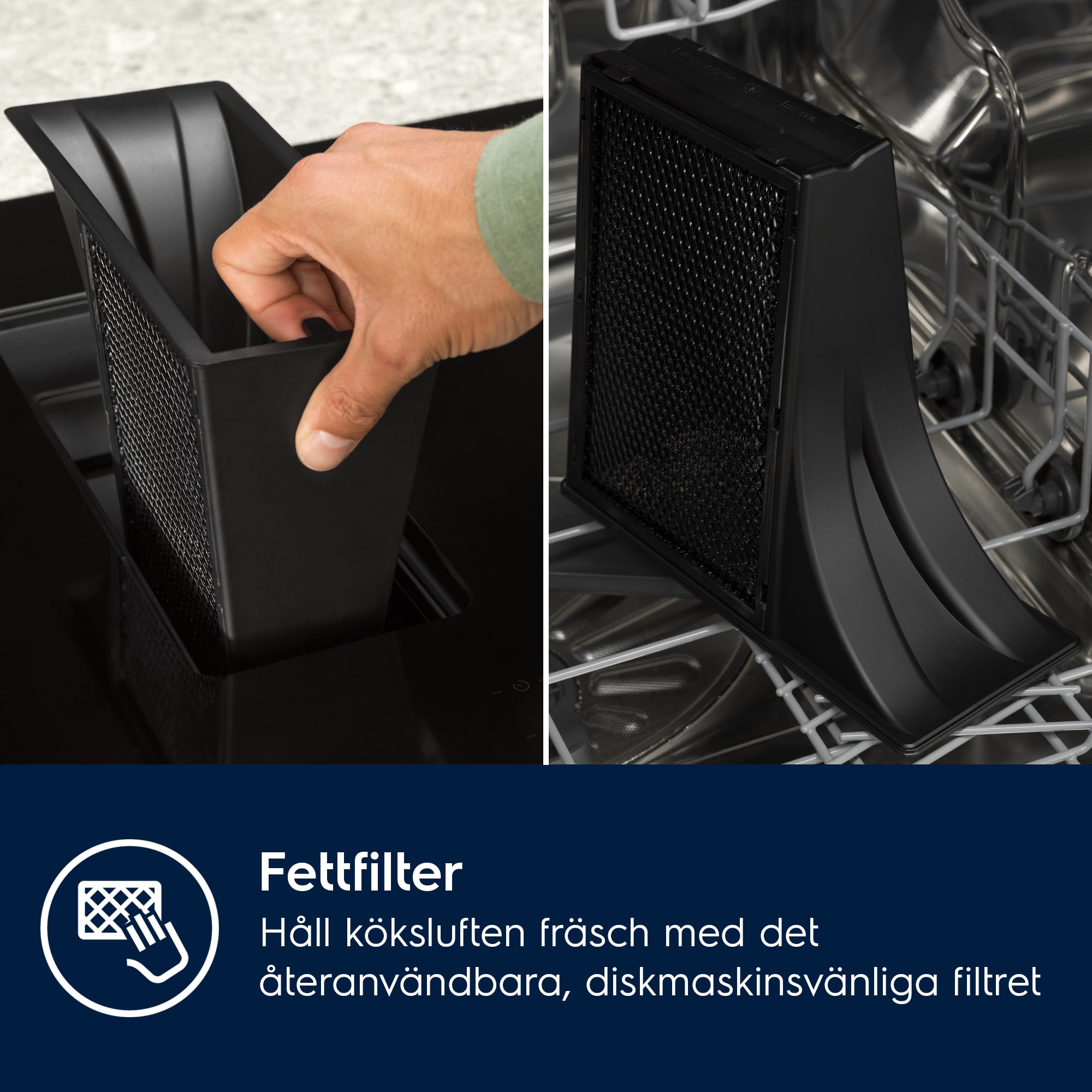 Electrolux - Induktionshäll med inbyggd fläkt - HHHB760S