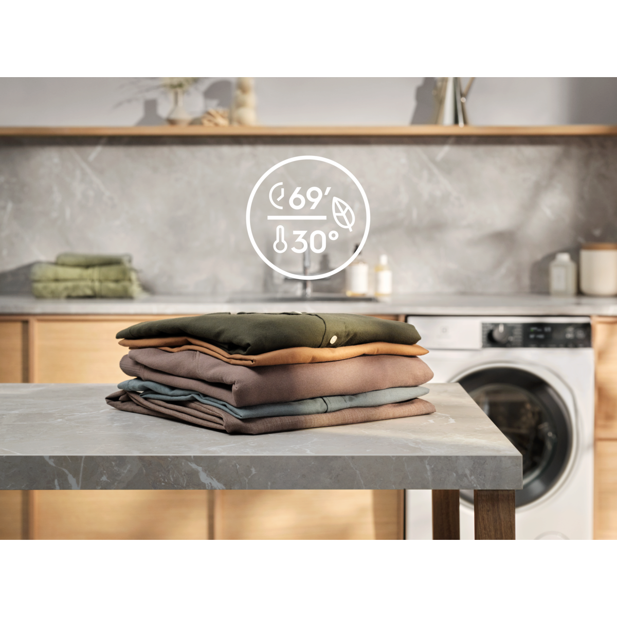 Electrolux - Frontmatad tvättmaskin - EFI731V84V