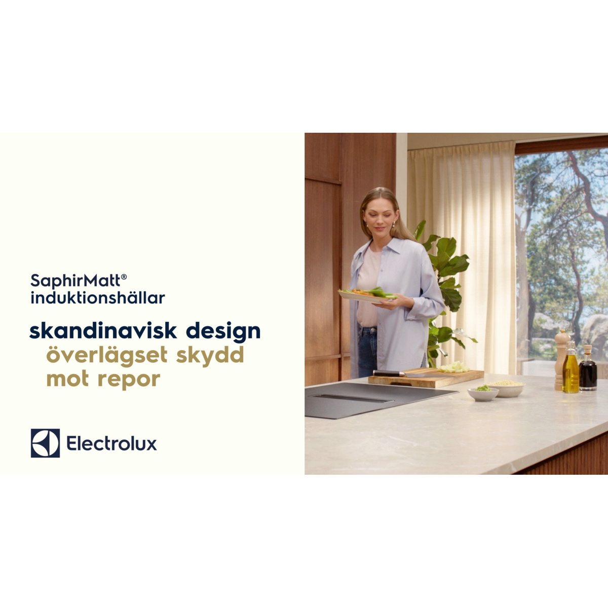 Electrolux - Induktionshäll med inbyggd fläkt - Y84CC440CZ