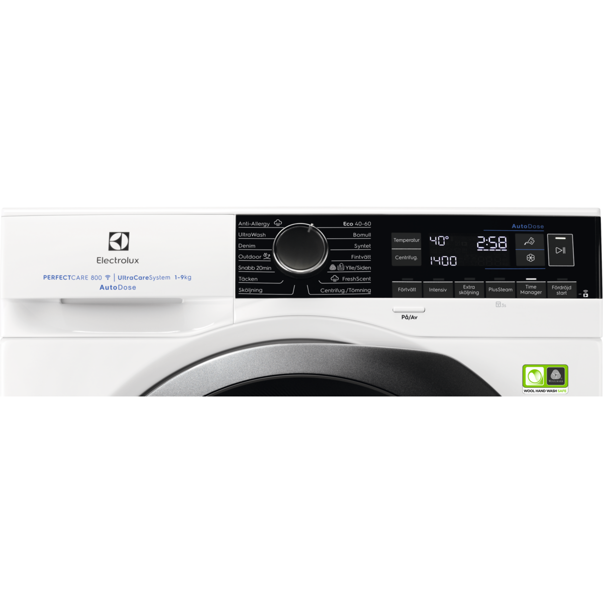 Electrolux - Tvättmaskin 9kg - EWF9000W4