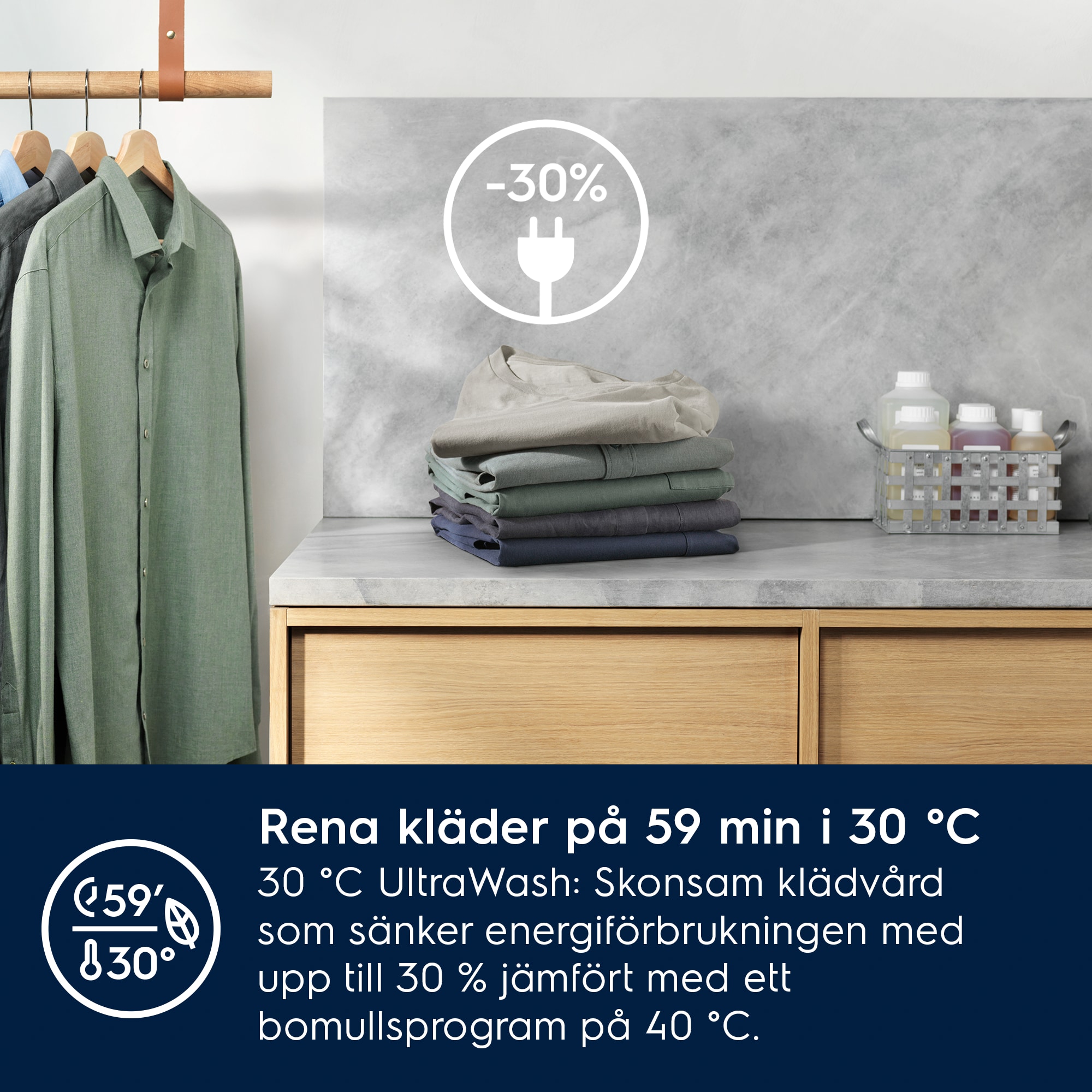 Electrolux - Inbyggd tvätt-tork - EW8WB864T3