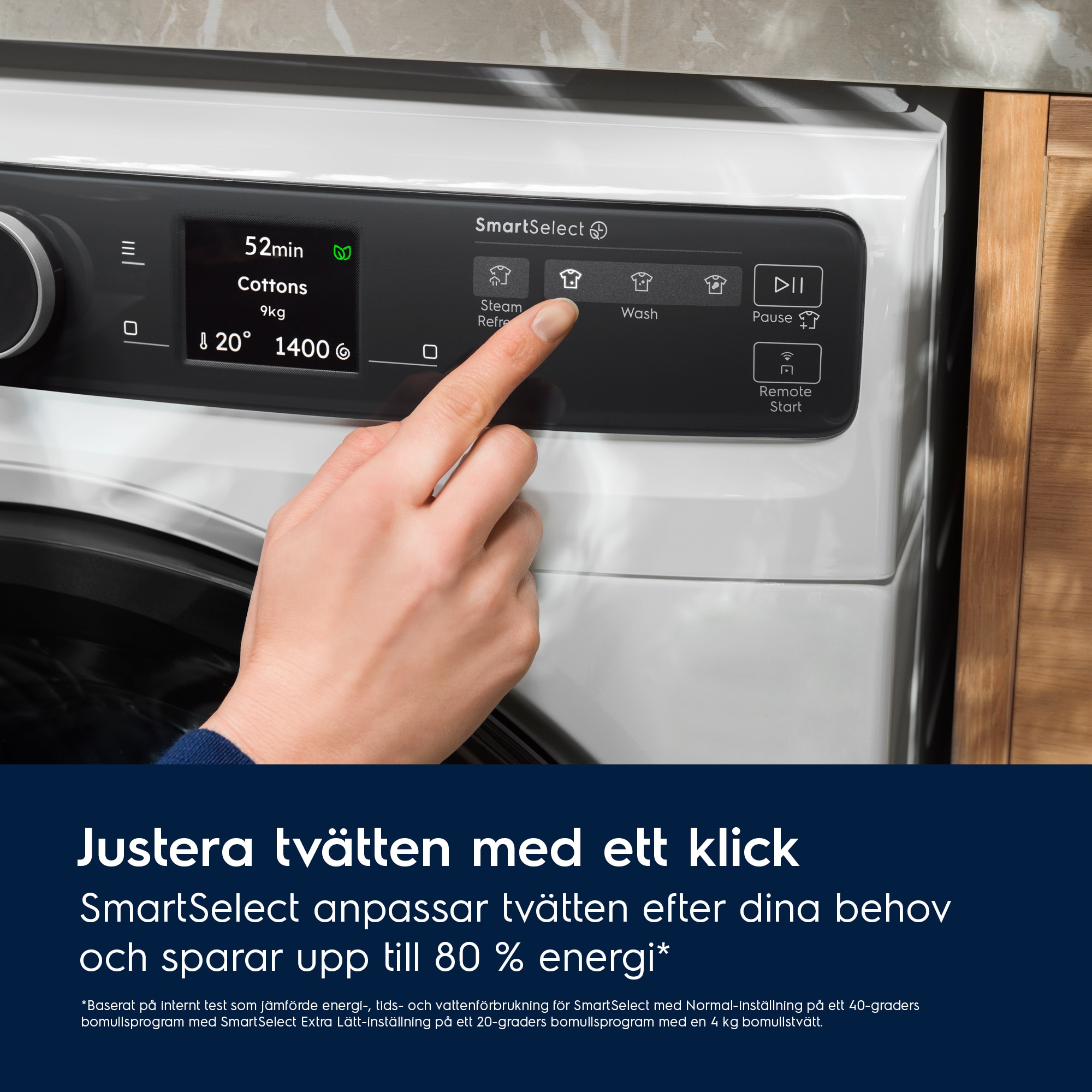 Electrolux - Frontmatad tvättmaskin - EFI974EY6S
