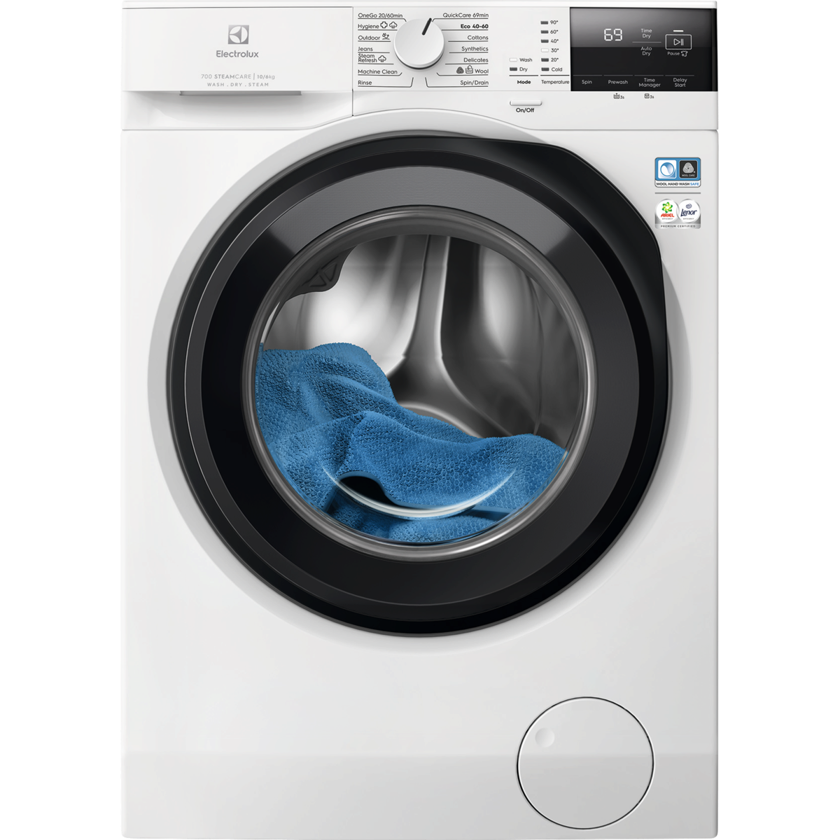 Electrolux - Fristående tvätt-tork - EWI722W16W