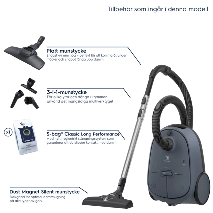 Electrolux - Dammsugare med påse - EB61C2DBF