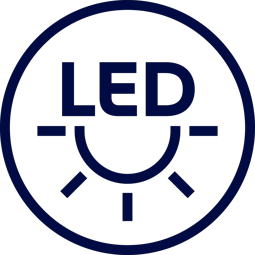 Munstycke med LED