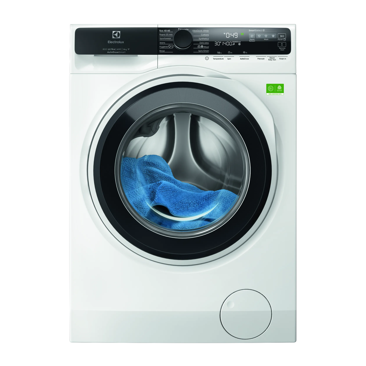 Electrolux 800 UltraCare Autodose 11 kg Tvättmaskin EFI853SY6Q