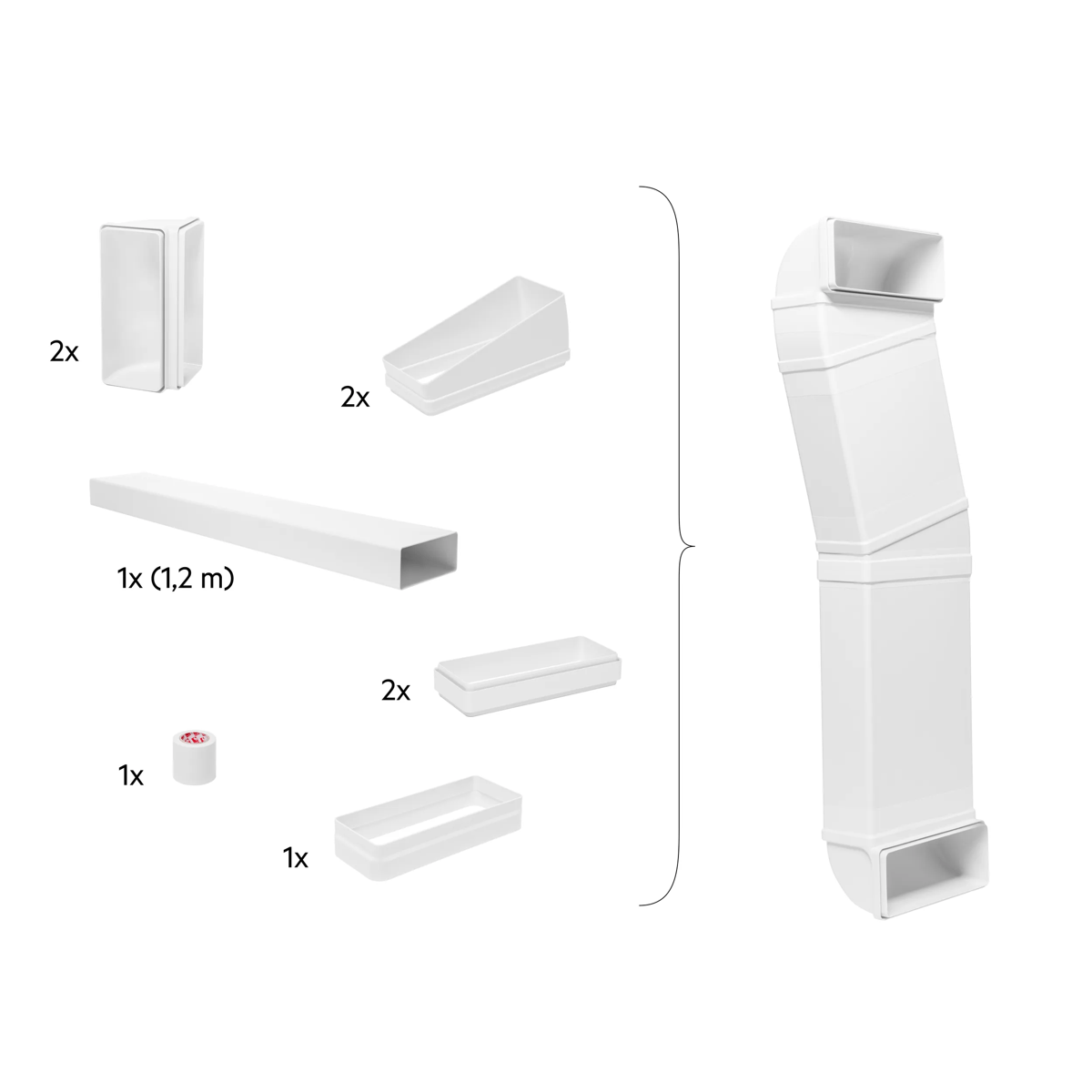 Electrolux Half piping kit M2CKCF01C