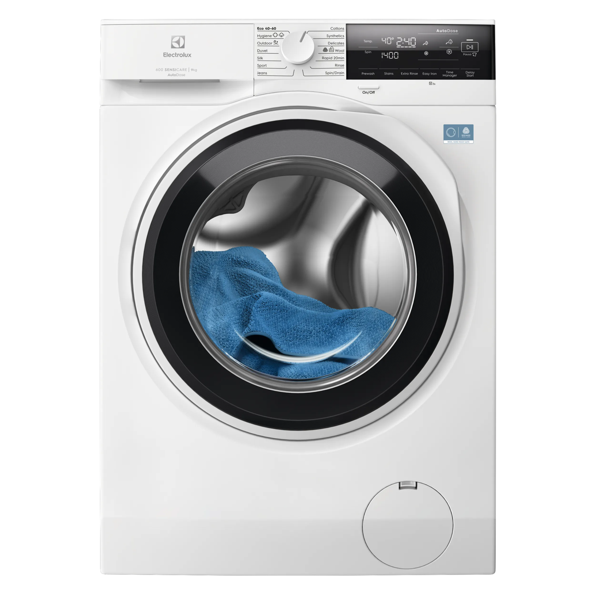 Electrolux 600 SensiCare Autodose 9 kg Tvättmaskin EFI633P94Q