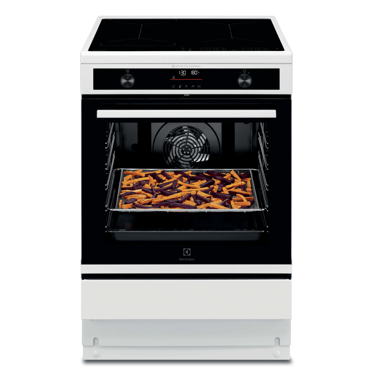 Electrolux 600 SteamBake Induktionshäll 60 cm Pyrolys YIK66890SW