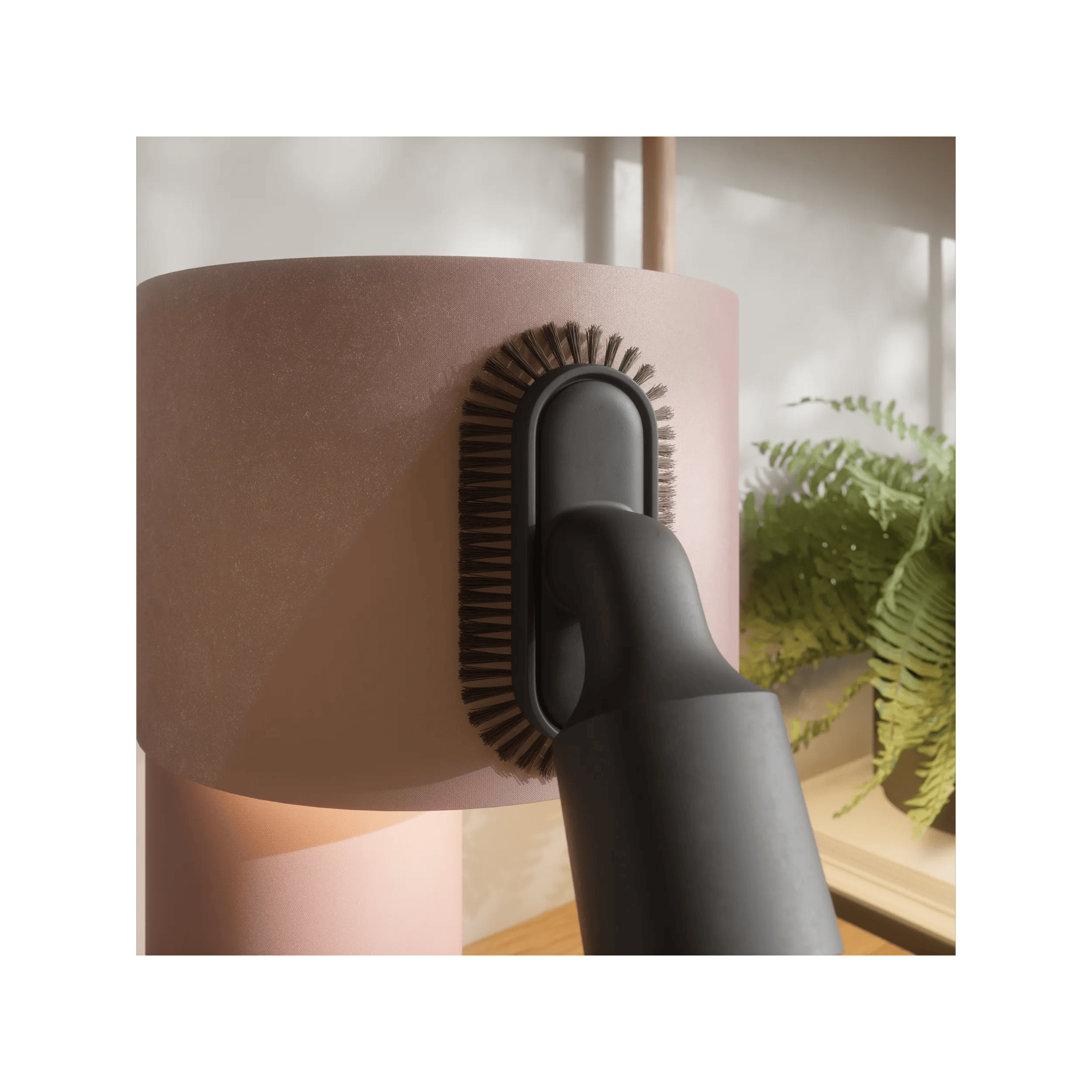 Soft bristles clean even the most delicate furniture with care