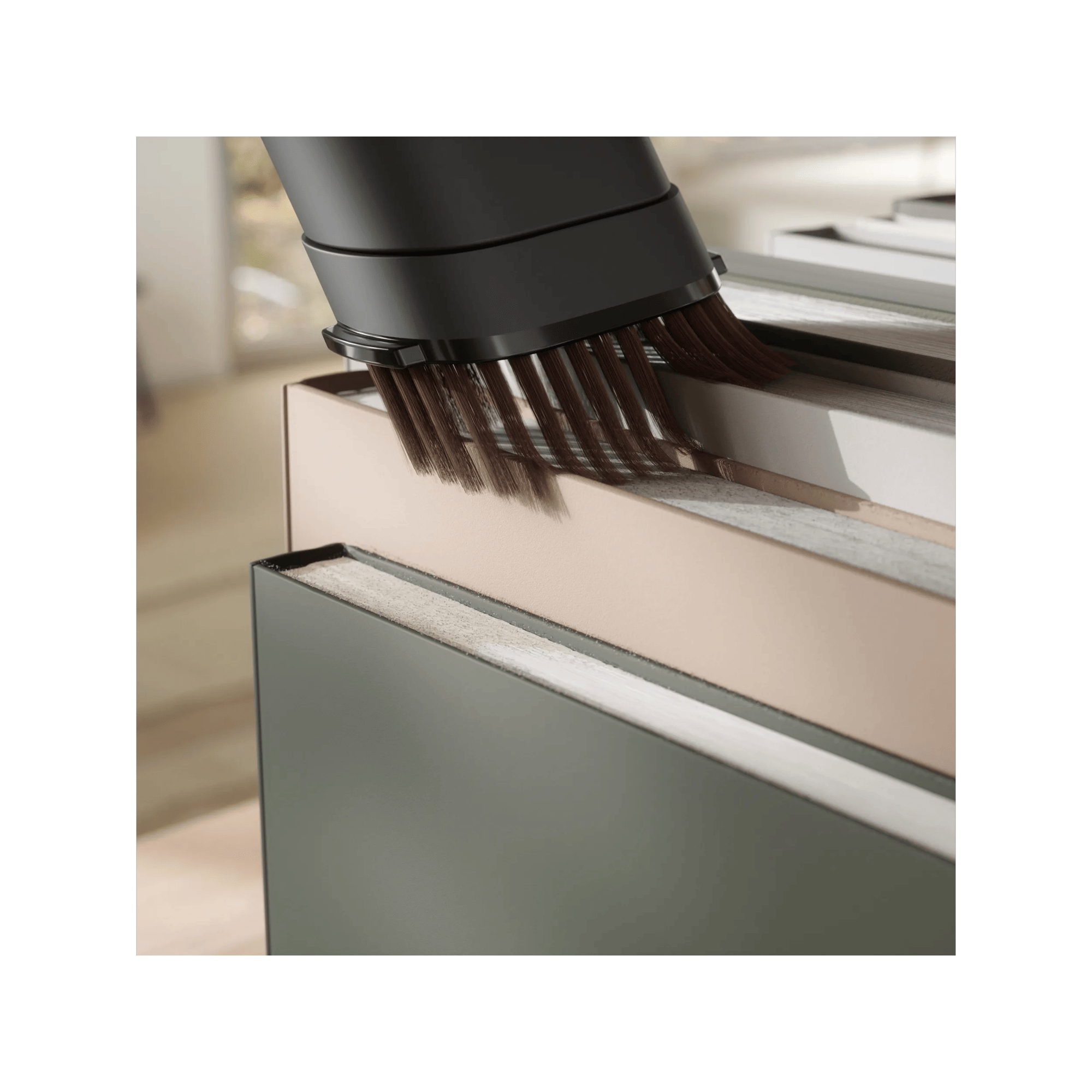 Soft bristles lift dust from everyday surfaces with ease