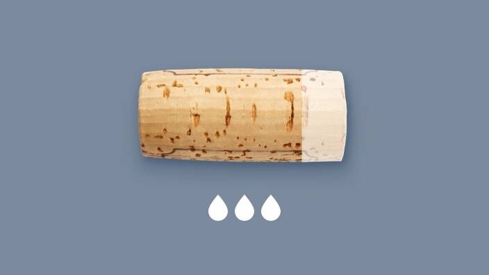 Kork i för hög luftfuktighet