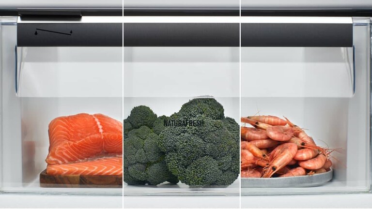 Lax, broccoli och räkor