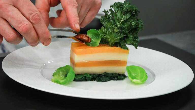 Butternutsquash och potatisfondant