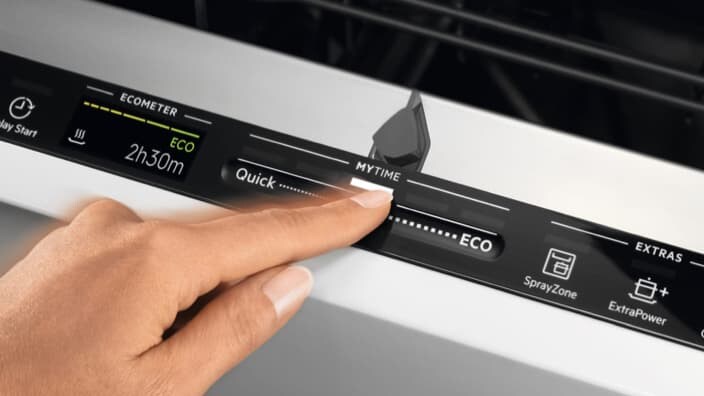 QuickSelect på en diskmaskin