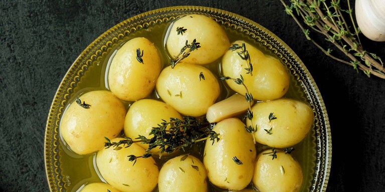 Confiterad potatis