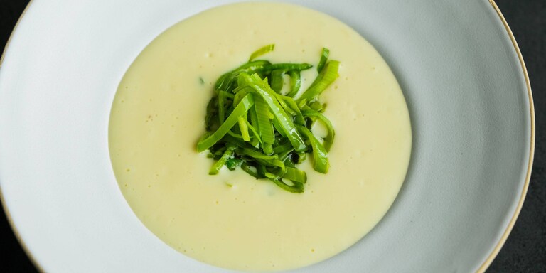 Potatis- och purjolökssoppa