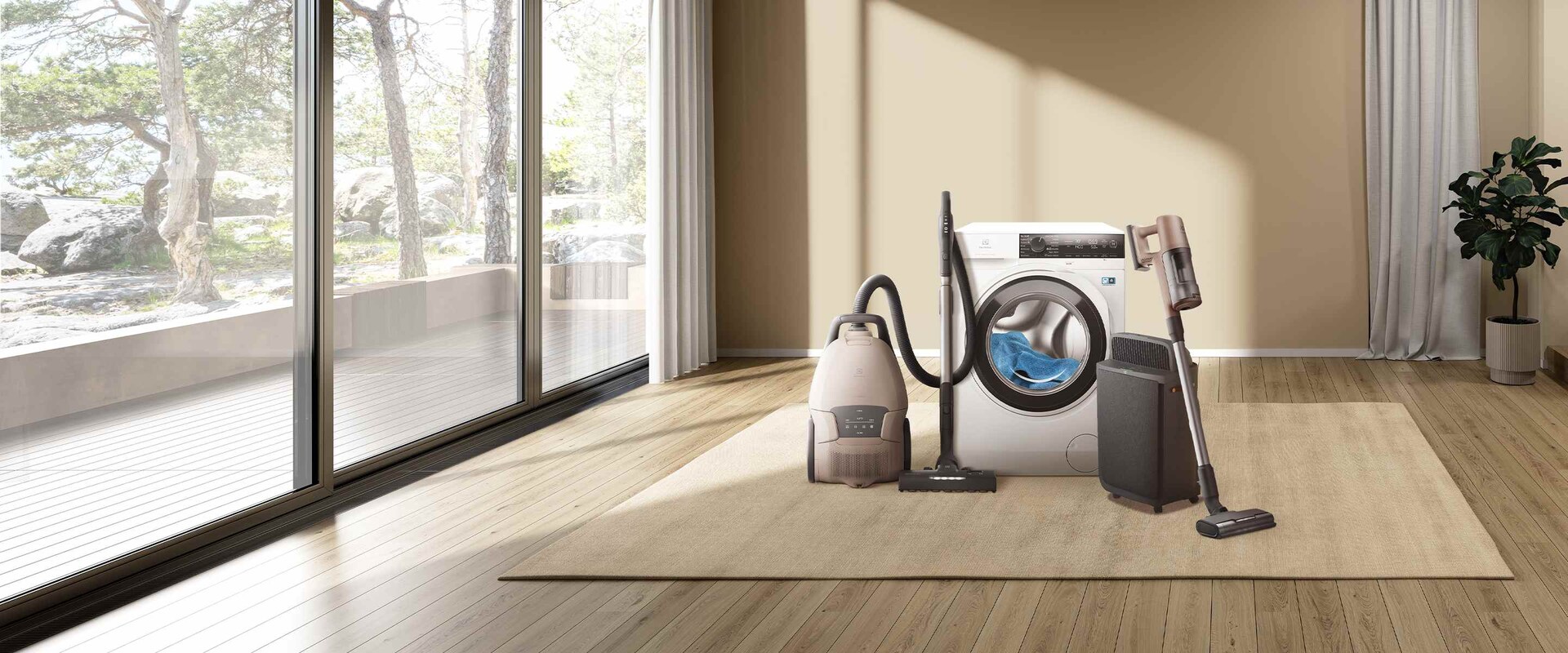 Dammsugare, tvättmaskin, skaftdammsugare och mer från Electrolux