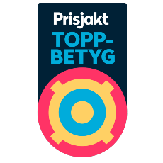 Prisjakt Toppbetyg logga