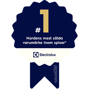 Electrolux ikon för nordens mest sålda varumärke.