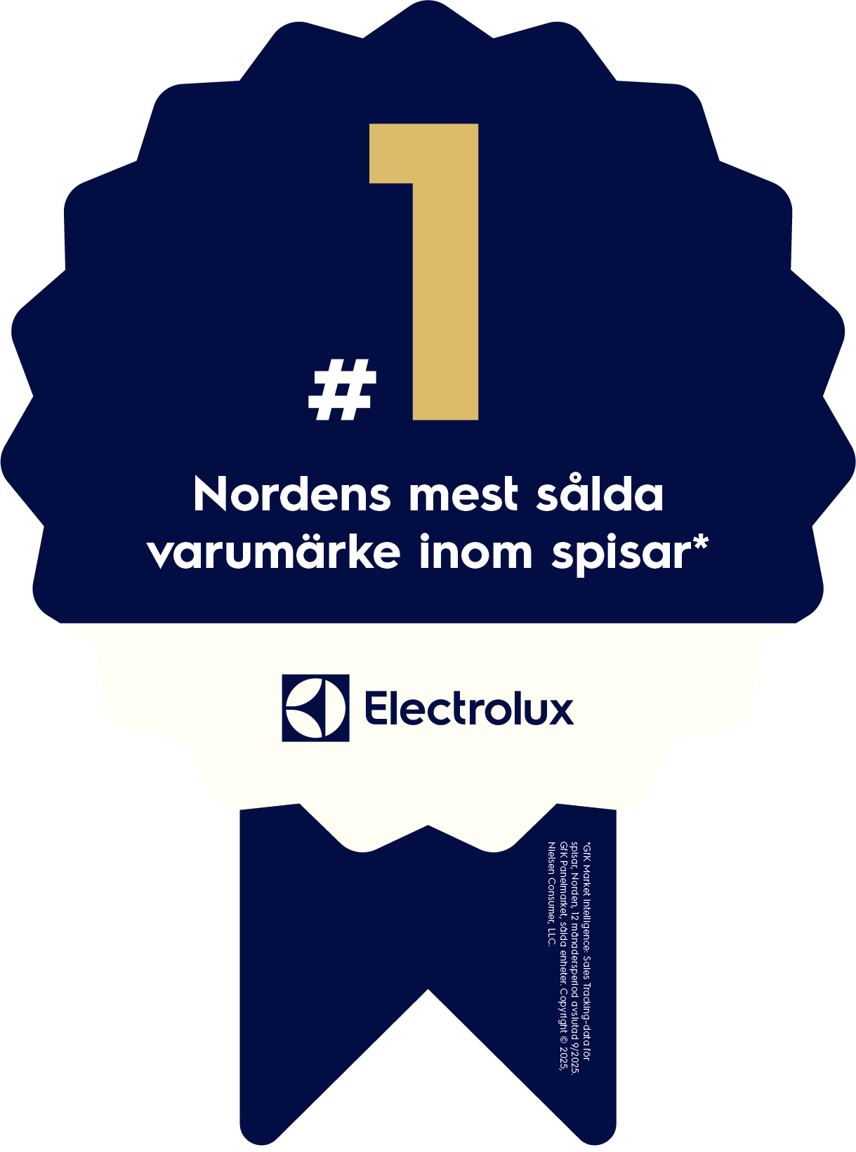 Electrolux ikon för nordens mest sålda varumärke