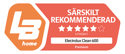 Electrolux Clean 600 utmärkelse