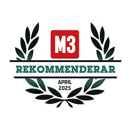 M3 rekommenderar 600 Pure luftrenare
