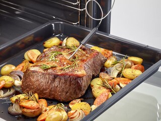 Matlagningstermometern i en Electrolux-ugn