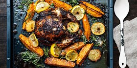 Kyckling lagad i en Electrolux ångugn