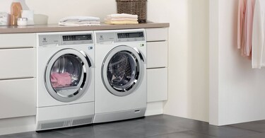 En tvättmaskin och en torktumlare från Electrolux